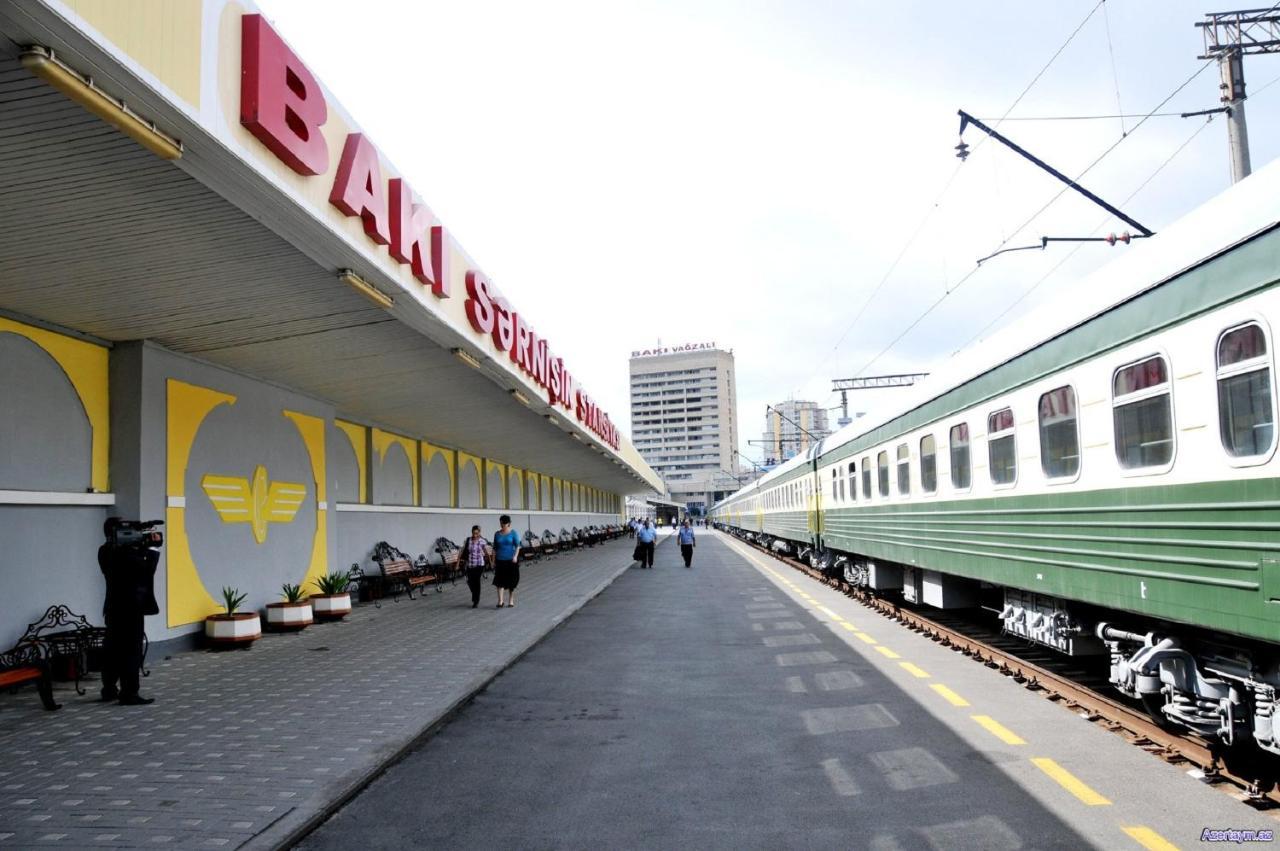 Demir Yol Plaza Hotel Baku Exterior foto